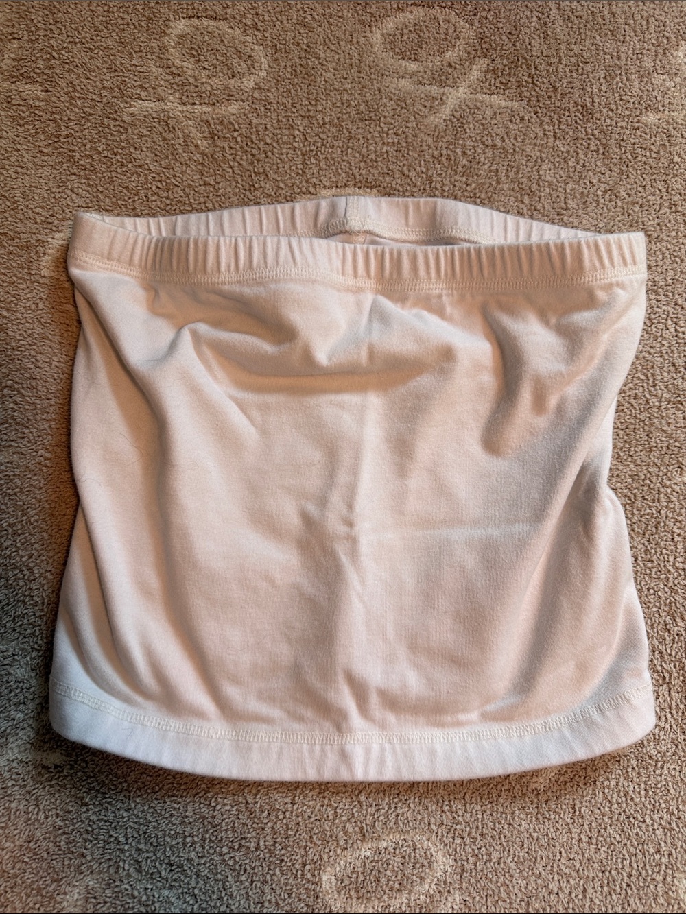 Pilcro White Strapless Tube Skirt
